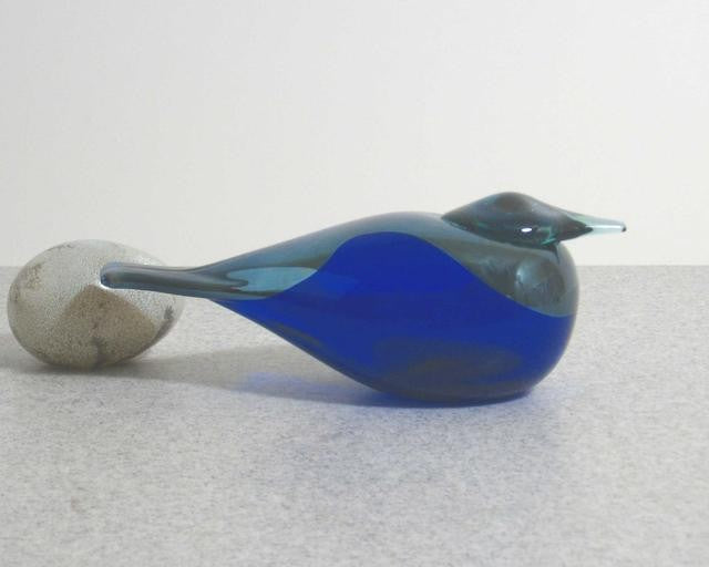 Iittala Toikka Blue Eider - Toikka Bird Guide – GlassBirds.com